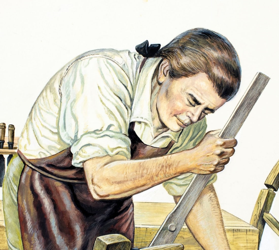 Charles J Berger | Wheelwright, Craftsmen (1977) | MutualArt