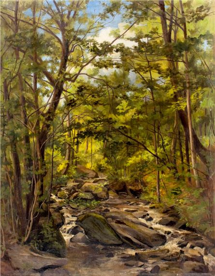 Forest Landscape - American School, 20th Century