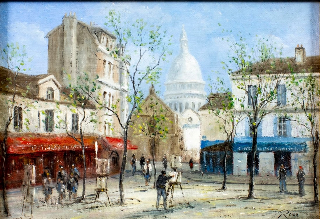 Gérard Roux | Cityscape - Sacre Coeur Church, Paris | MutualArt