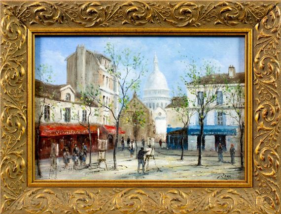 Gérard Roux | Cityscape - Sacre Coeur Church, Paris | MutualArt