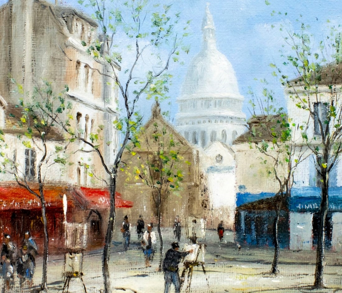 Gérard Roux | Cityscape - Sacre Coeur Church, Paris | MutualArt