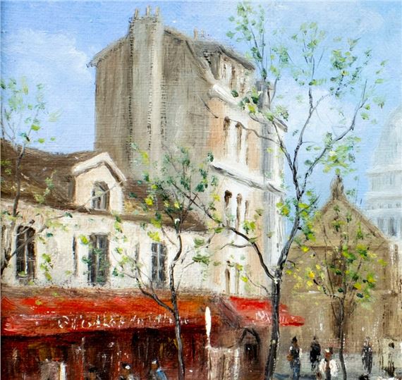 Gérard Roux | Cityscape - Sacre Coeur Church, Paris | MutualArt