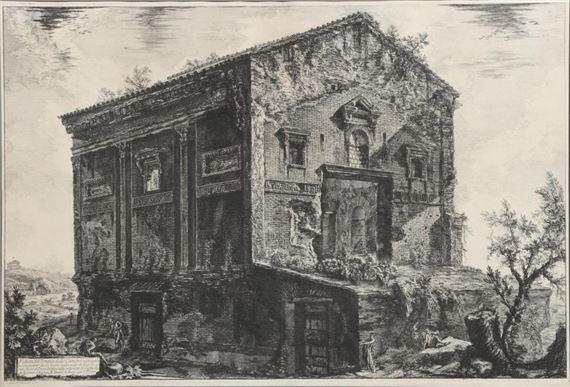 Giovanni Battista Piranesi | Veduta del Tempio delle Camene (View of ...