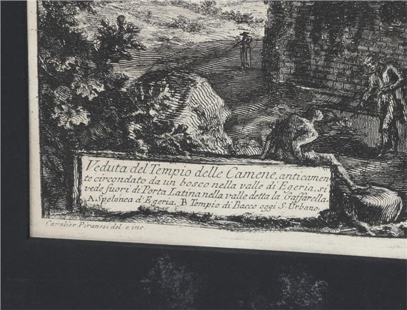Giovanni Battista Piranesi | Veduta del Tempio delle Camene (View of ...