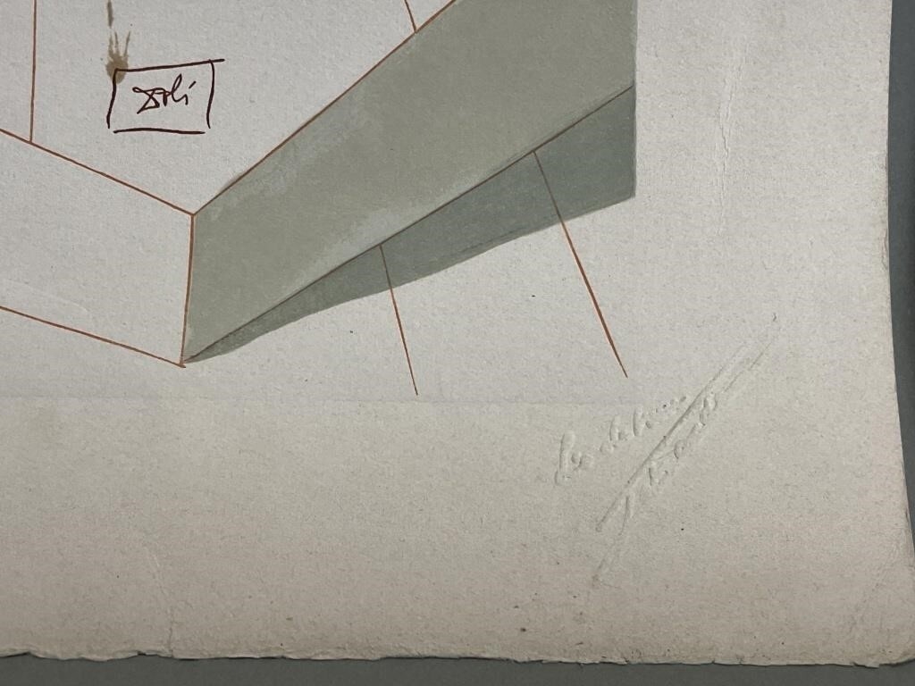 Salvador Dalí | Embossed seal Dali lithographs in sleeve | MutualArt