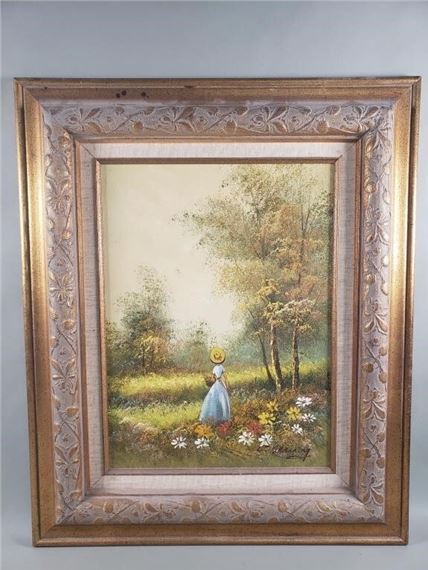 Chuck Manning | C. Manning signed oil painting on canvas | MutualArt