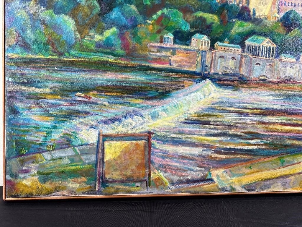 Charles Frith | Depicting the Philadelphia Art Museum, view from across ...