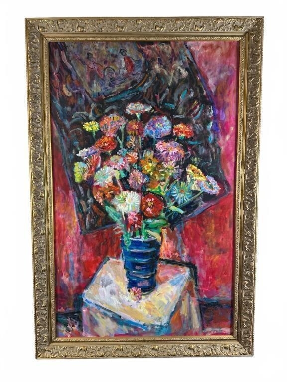 Charles Frith | Still Life with Floral Bouquet | MutualArt