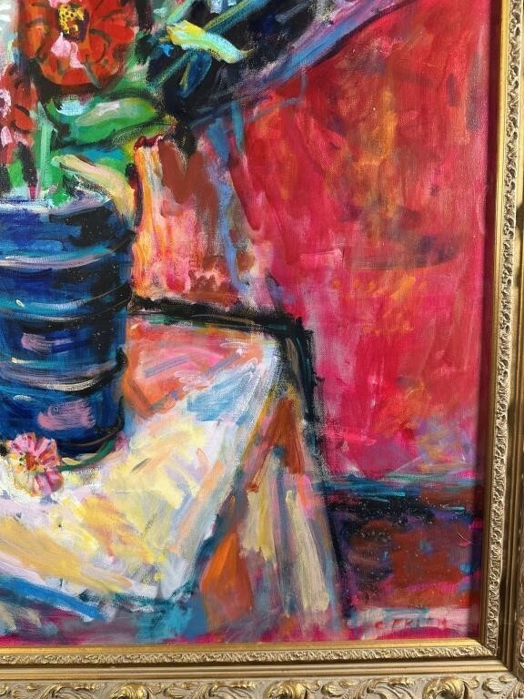 Charles Frith | Still Life with Floral Bouquet | MutualArt