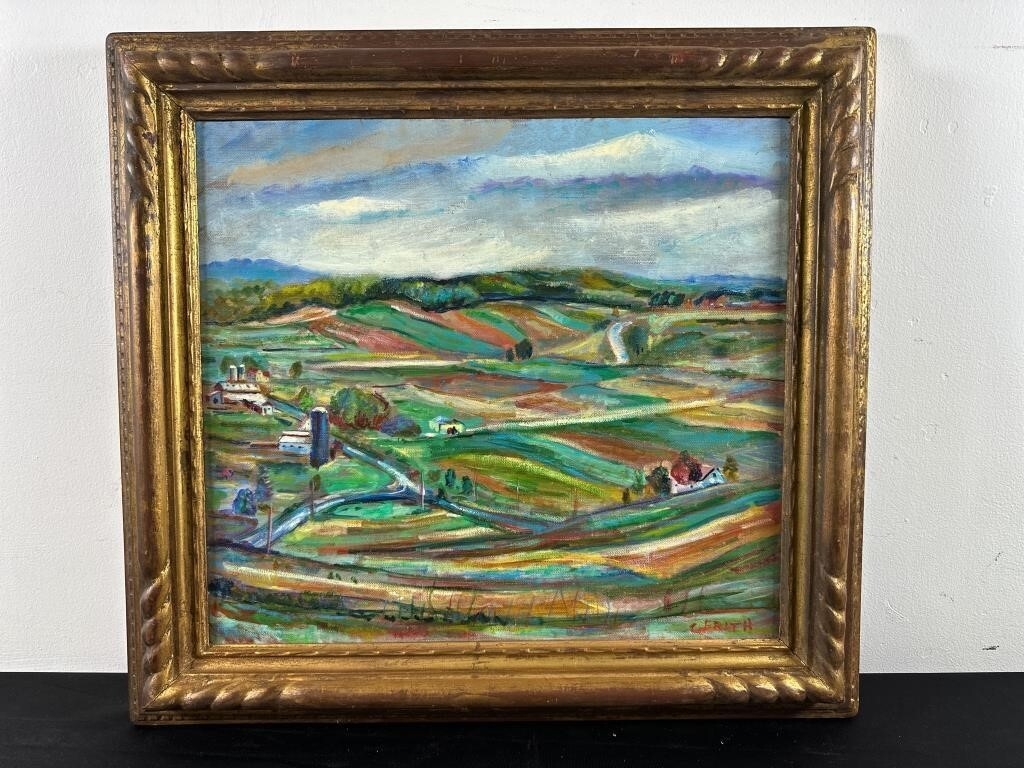 Charles Frith | Depicting a Pennsylvania farm landscape | MutualArt