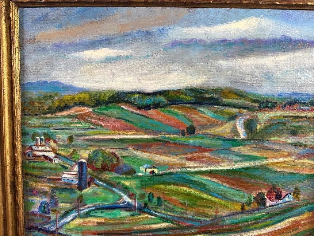 Charles Frith | Depicting a Pennsylvania farm landscape | MutualArt