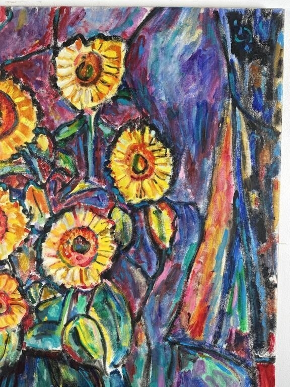 Charles Frith | Still Life with Sunflowers | MutualArt