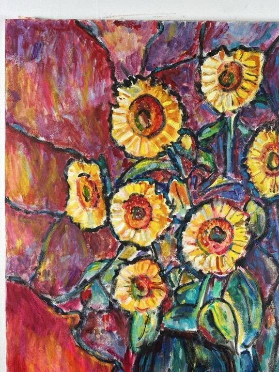 Charles Frith | Still Life with Sunflowers | MutualArt