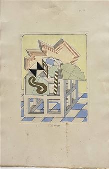 Lucio del Pezzo | 2,117 Artworks at Auction | MutualArt