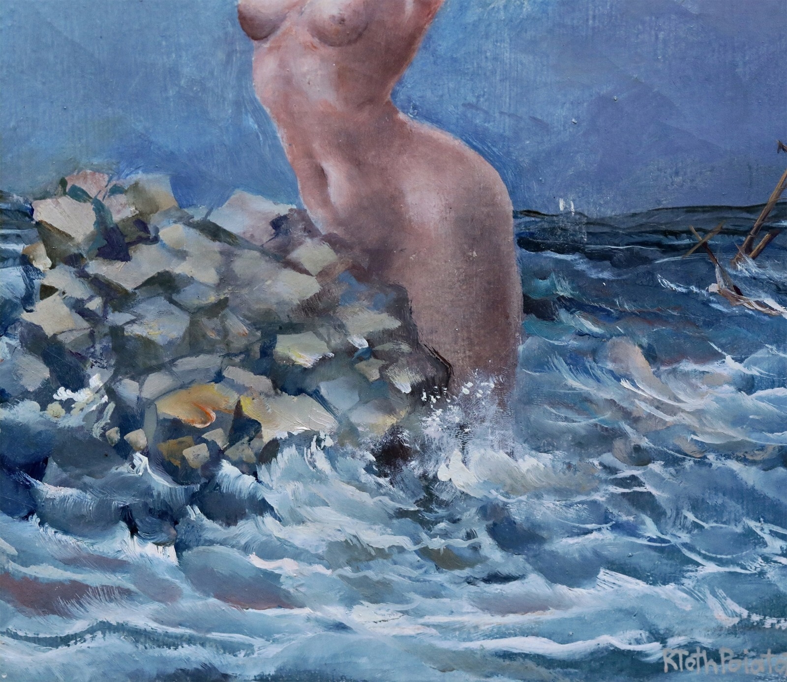 Rodica Toth Poiata | Akt Im Meer | MutualArt