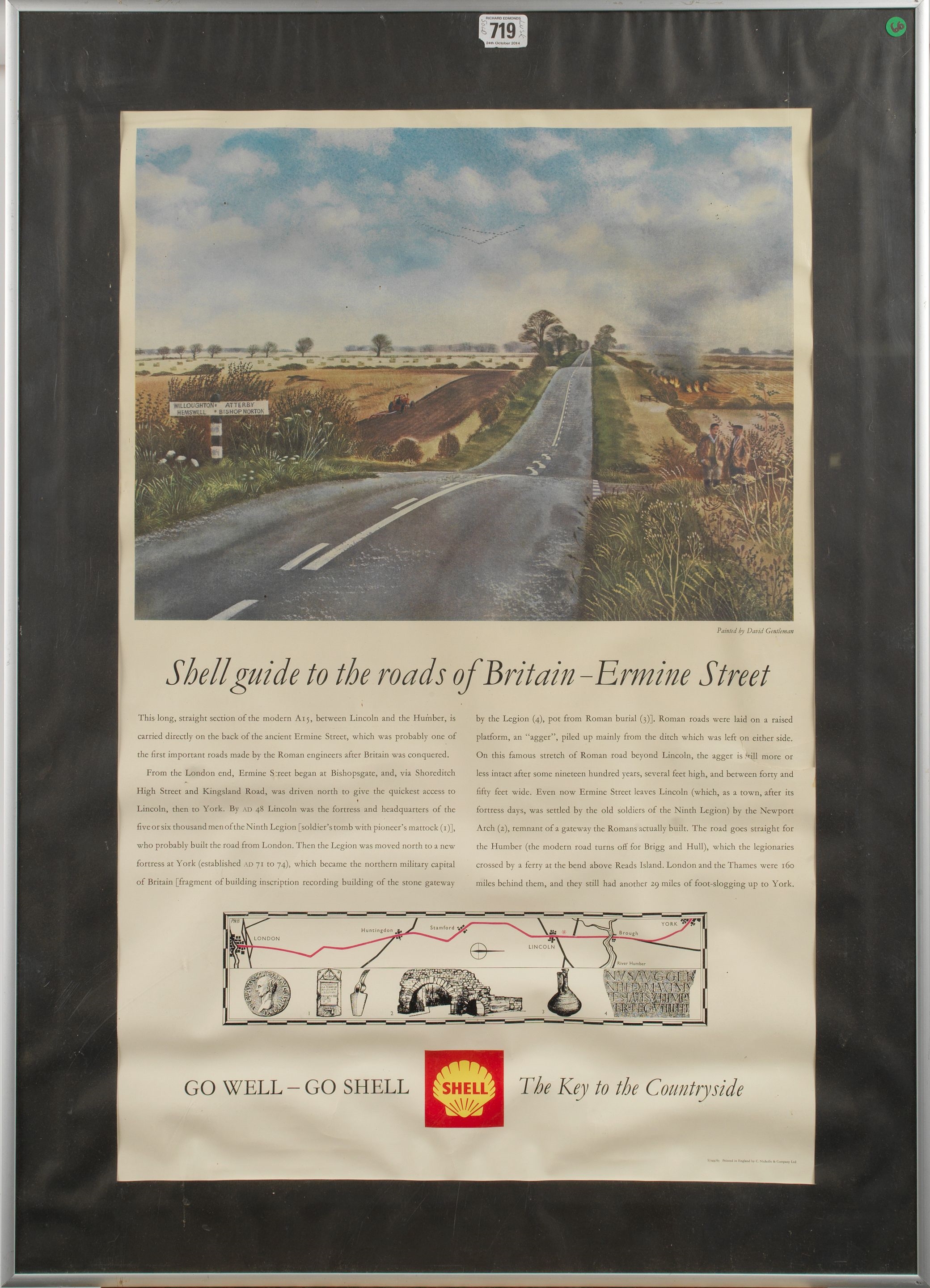 David Gentleman | Two Post-War 'Shell Guides' posters | MutualArt