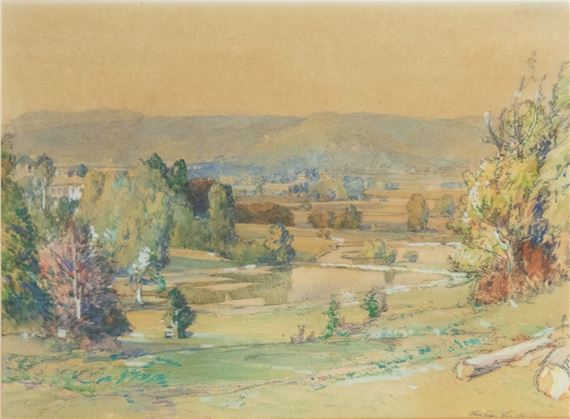 Extensive landscape - Samuel John Lamorna-Birch