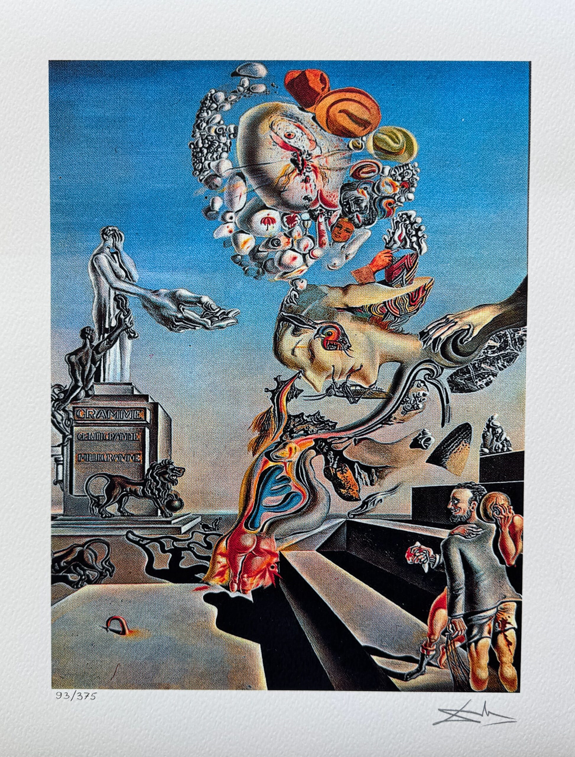 Salvador Dalí | LUGUBRIOUS GAME Facsimile Signed Numbered Giclee ...