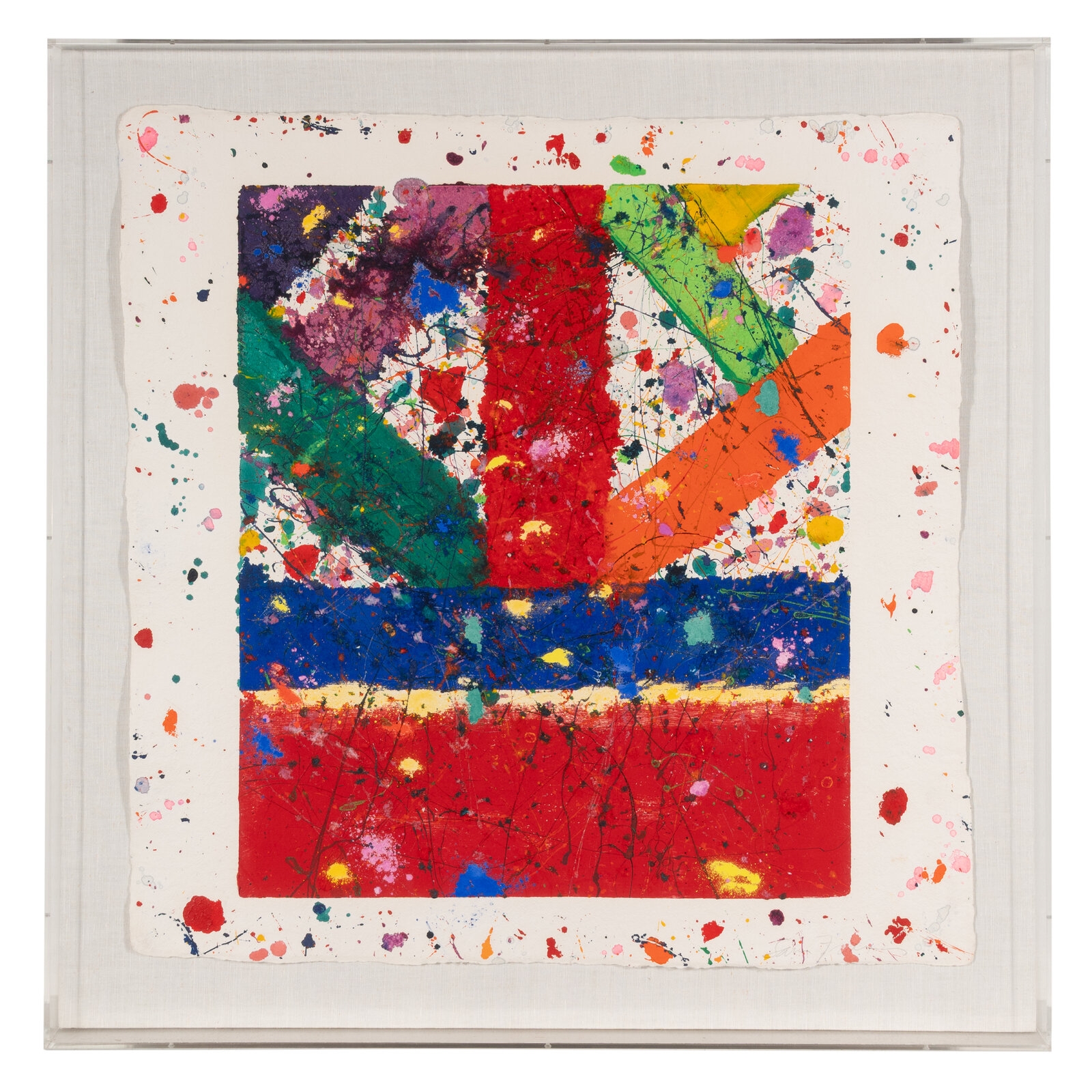Sam Francis | Untitled (Red Bone), Undated [1979 (1979) | MutualArt