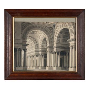An Architectural Drawing of a Cathedral Picture