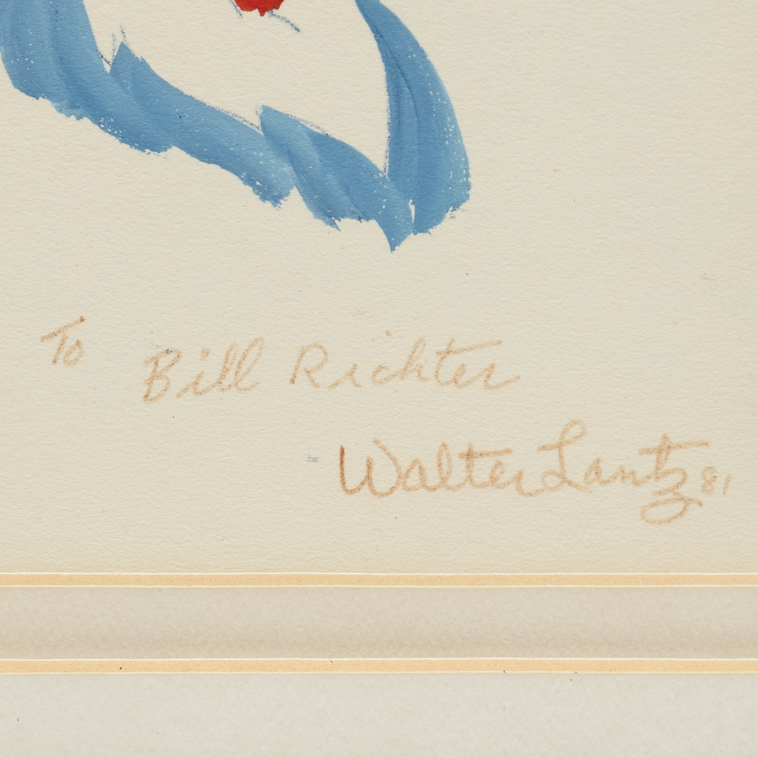 Walter Lantz | Walter Lantz, Woody Woodpecker painting, signed (1981 ...