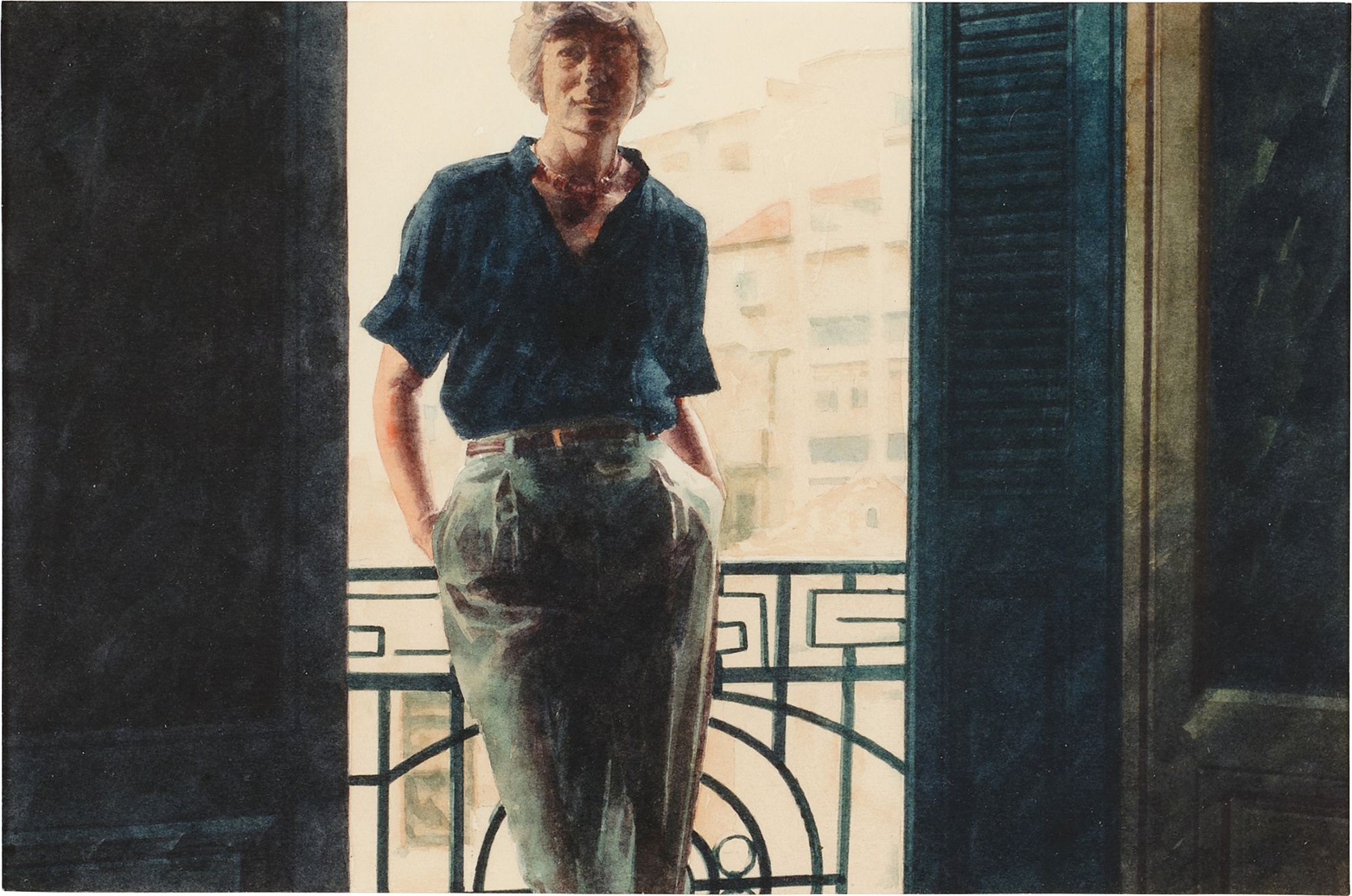 Robert Bechtle | Athens Balcony (1985) | MutualArt