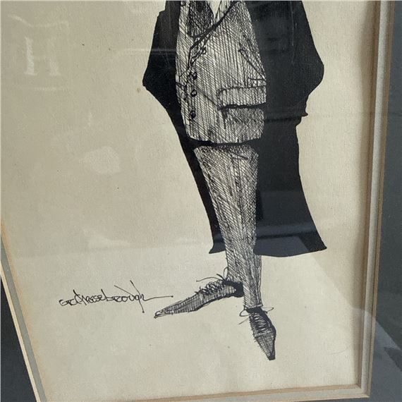 G. R. Cheesebrough | Original? rare Lawyer Vintage Art 16.5” X 13 ...