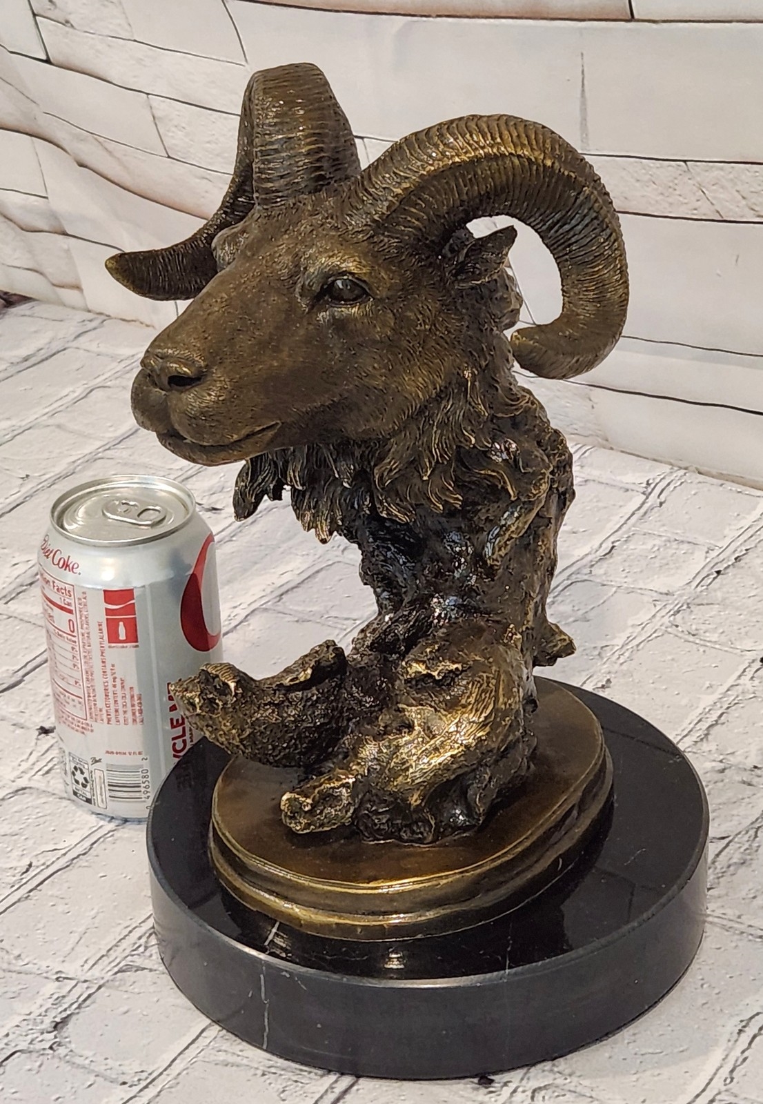 Miguel Fernando López (Milo) | Bronze Ram Head Sculpture (2026) | MutualArt