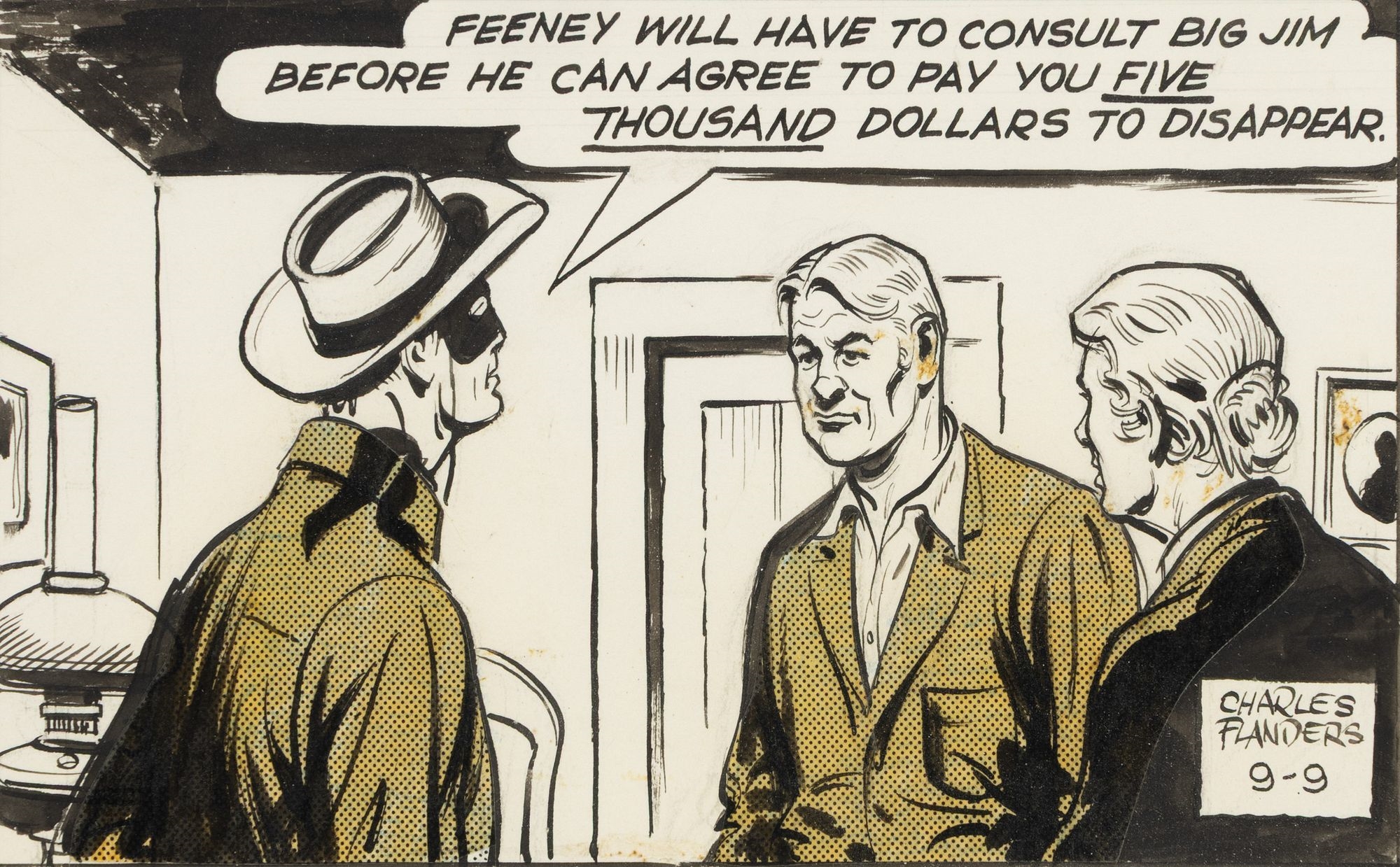 Charles Flanders | The Lone Ranger Comic Strip (1960) | MutualArt
