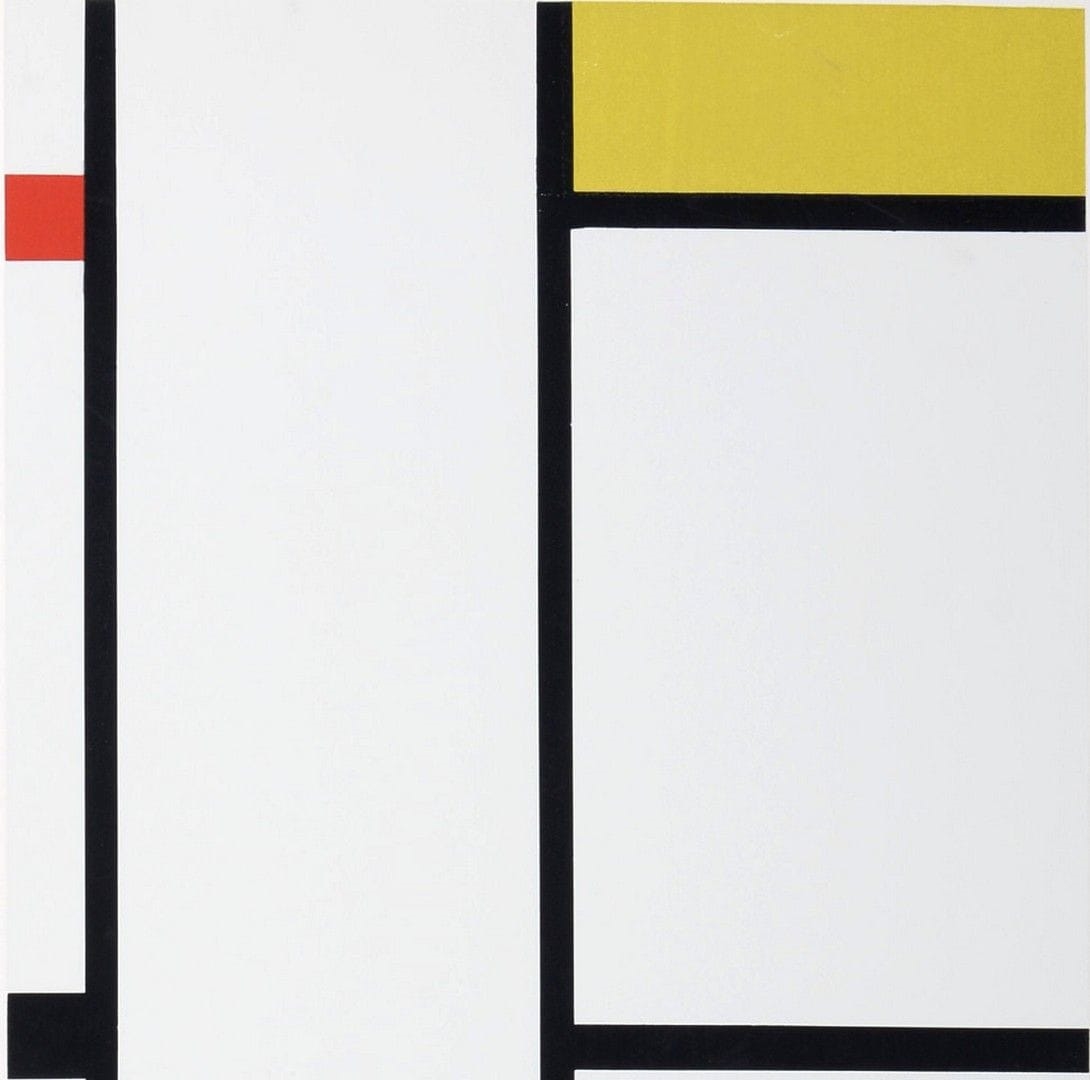 Piet Mondrian | Composition 35-42 (1957 (1957) | MutualArt