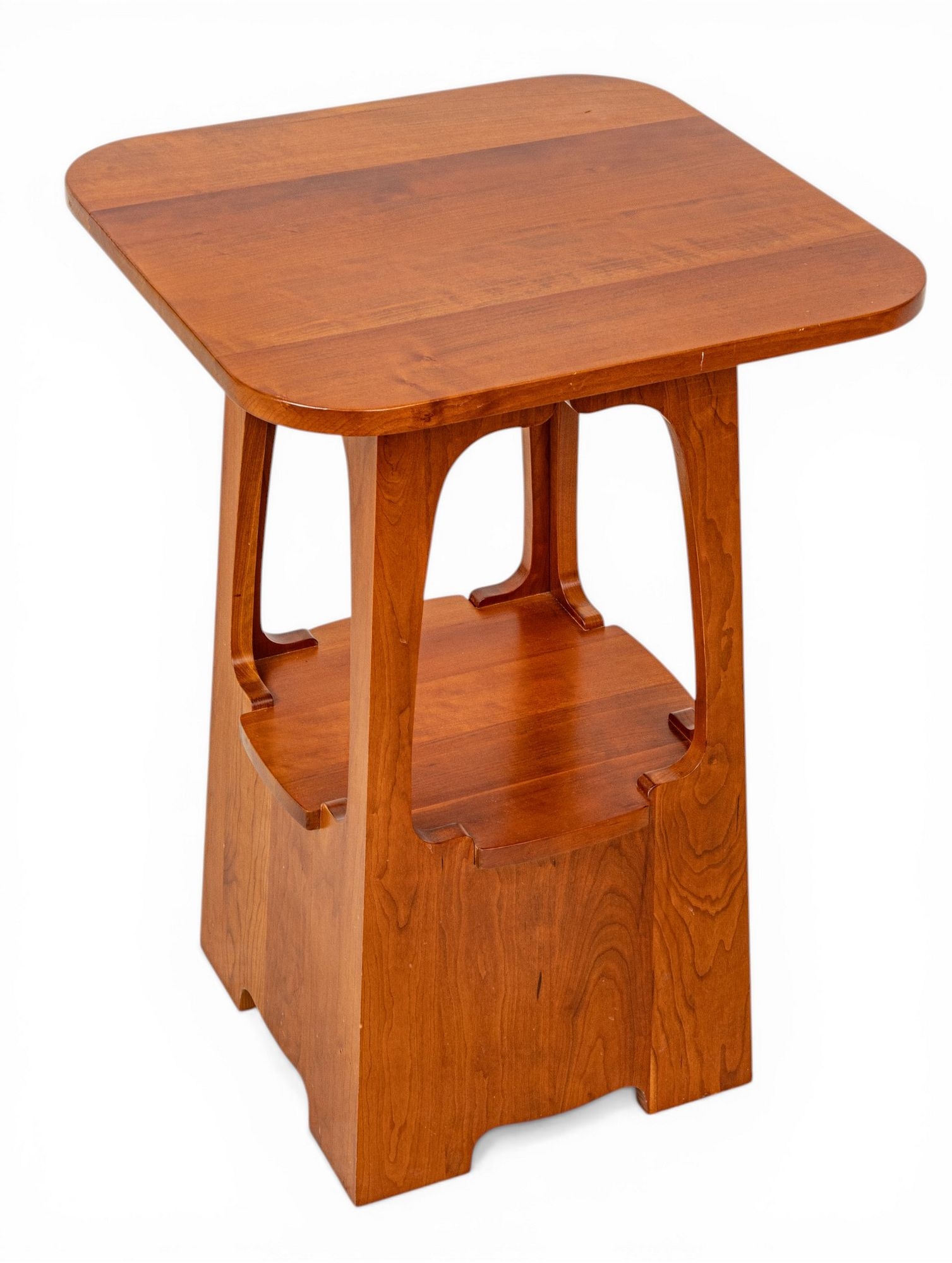 Charles Limbert | Carved Cherry Tabouret Side Table 2007 (2007) | MutualArt