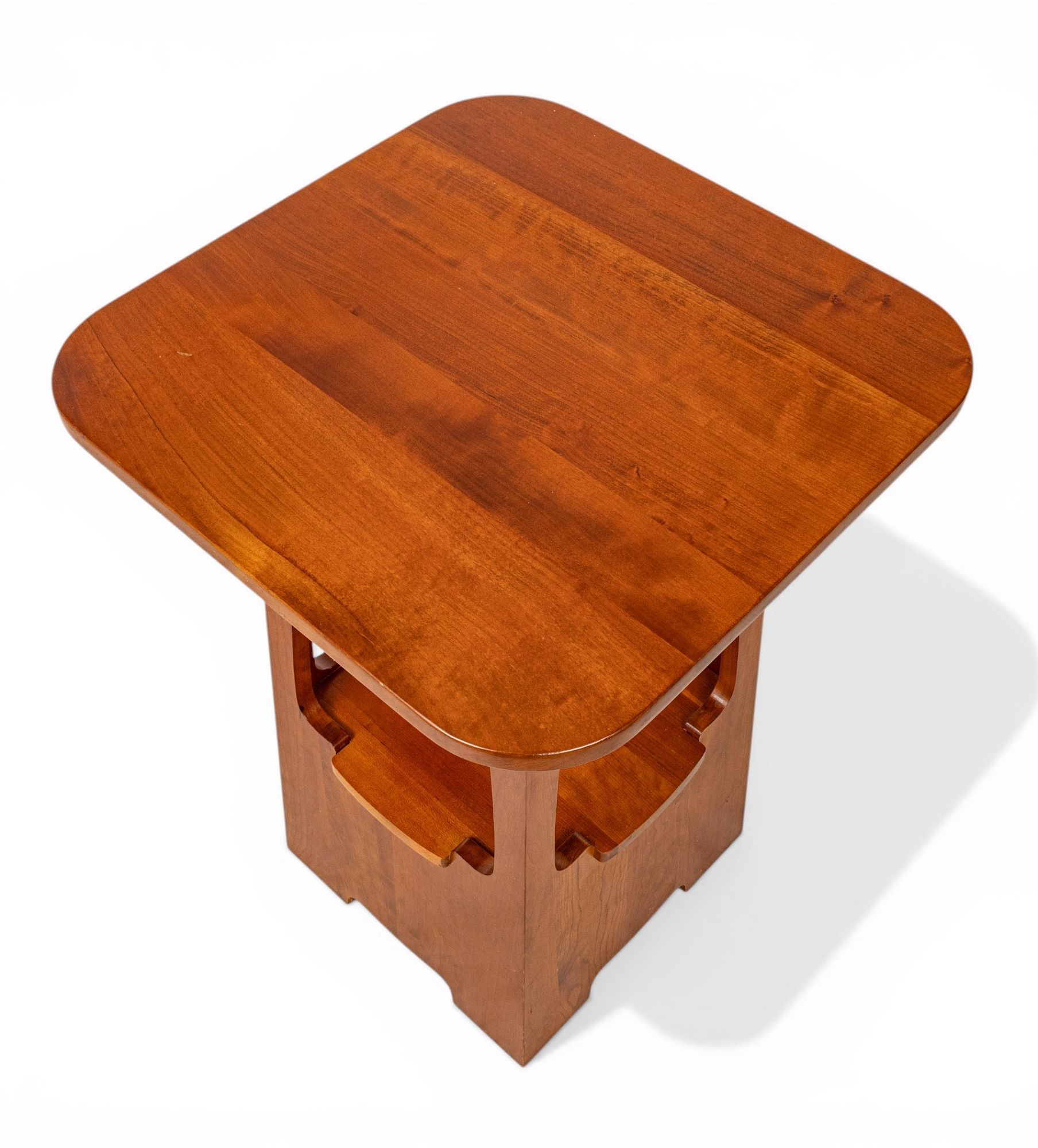 Charles Limbert | Carved Cherry Tabouret Side Table 2007 (2007) | MutualArt