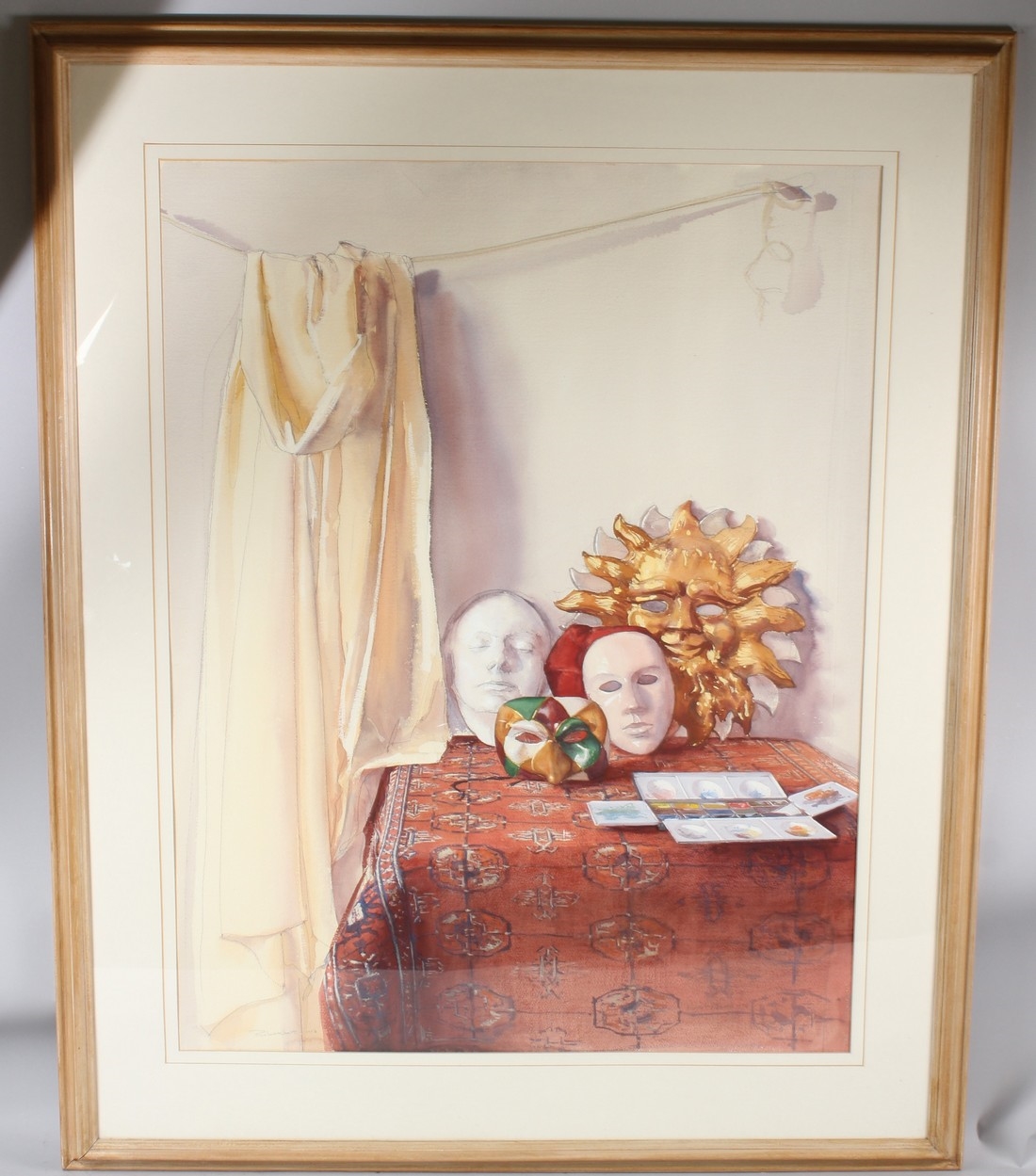Robbie Wraith | Still life with Venetian masks (1993) | MutualArt