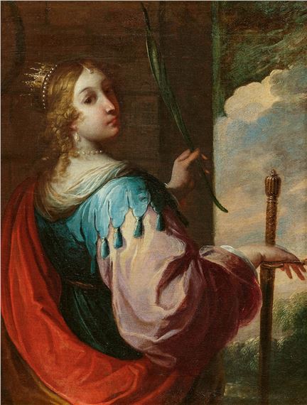 Saint Barbara - Pietro Ricchi