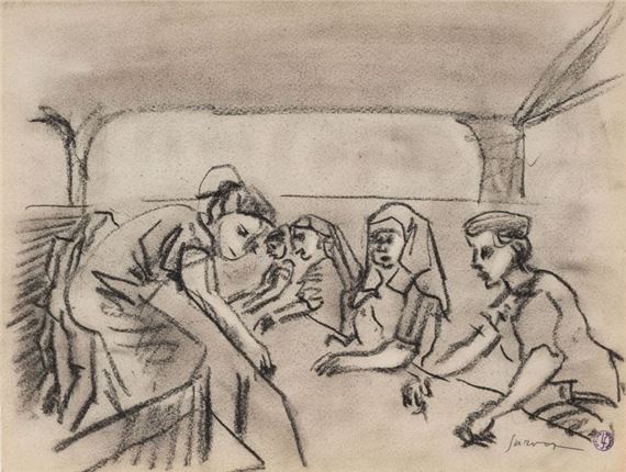 Study of figures - Léopold Survage