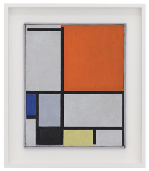 Piet Mondrian | Composition with Large Red Plane, Blue, Gray