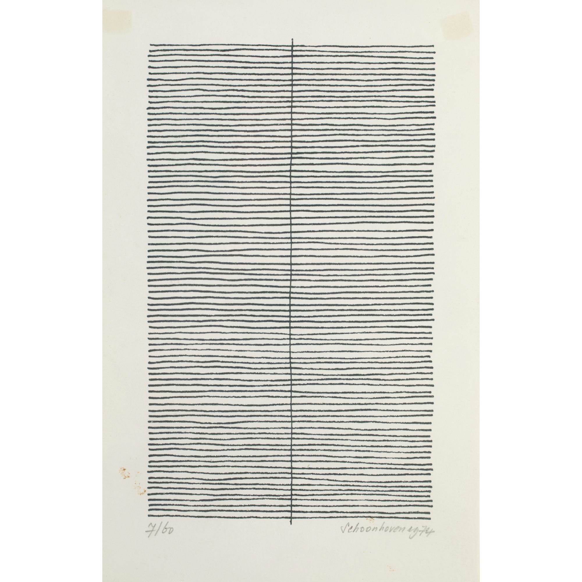 Jan J. Schoonhoven | Two Untitled Works (1974) | MutualArt