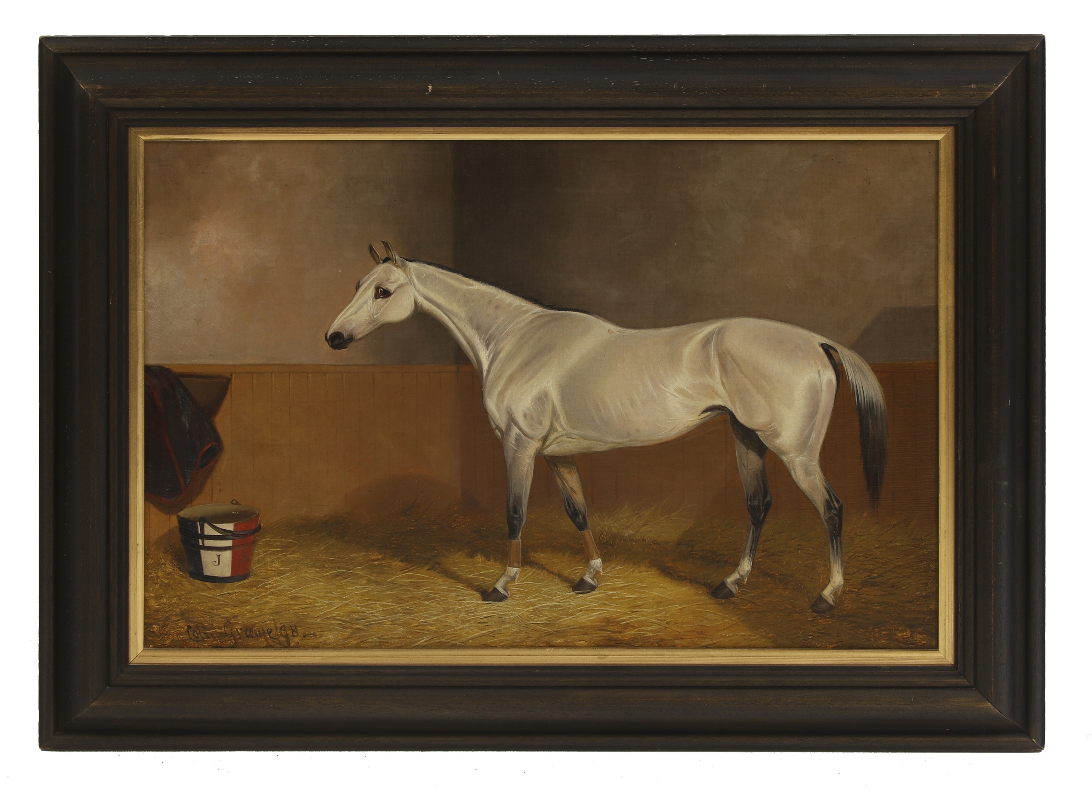 Colin Graeme Roe | A grey in a stable (98) | MutualArt