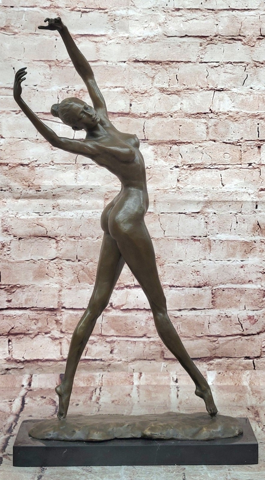 Cesaro | Luxury Abstract Bronze Dancer Statue | MutualArt