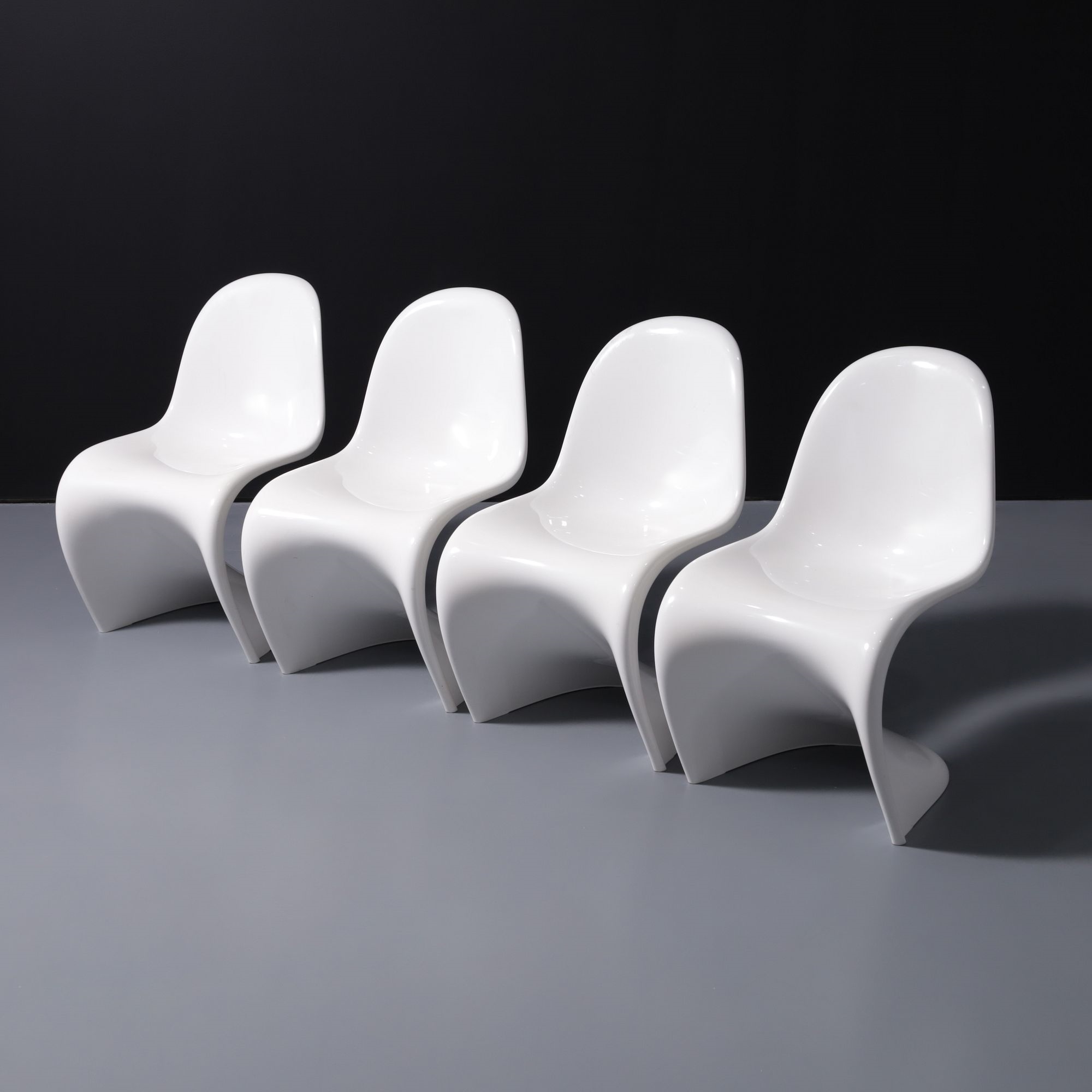 Verner Panton | PANTON CHAIR Stackable Chairs, Set of 4 | MutualArt