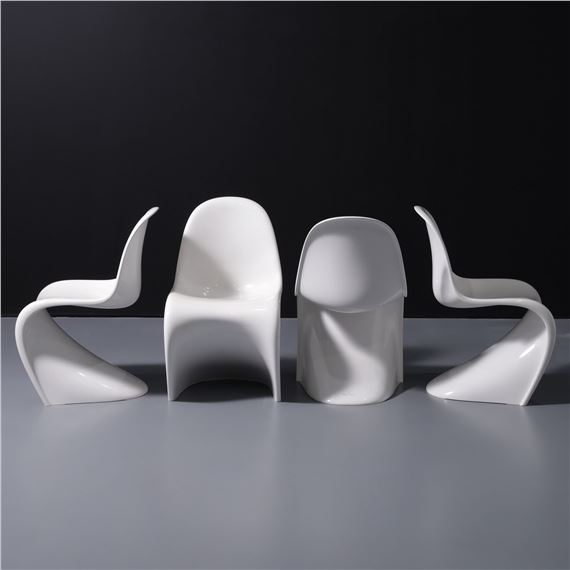 Verner Panton | PANTON CHAIR Stackable Chairs, Set of 4 | MutualArt