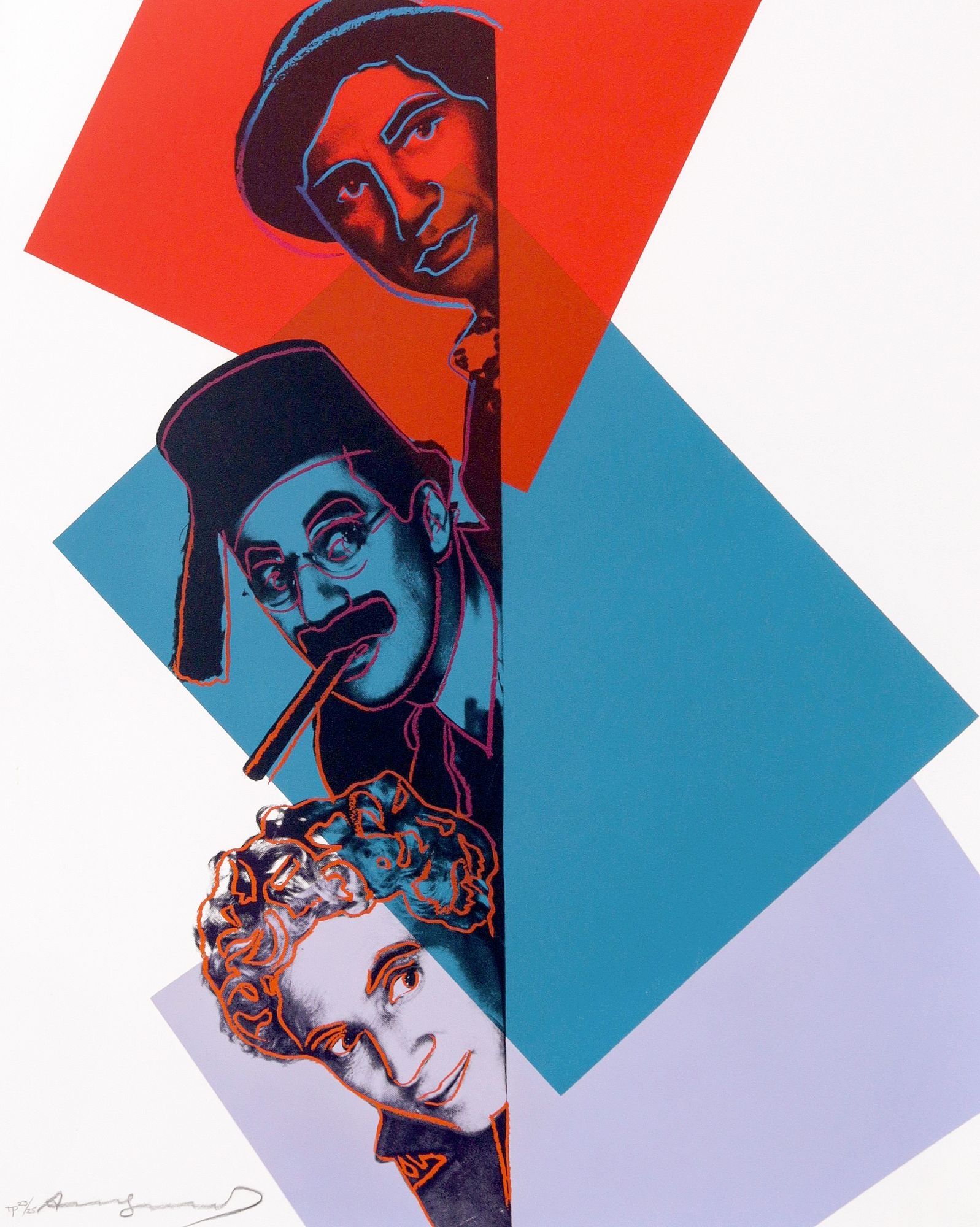 Andy Warhol | THE MARX BROTHERS Screenprint | MutualArt