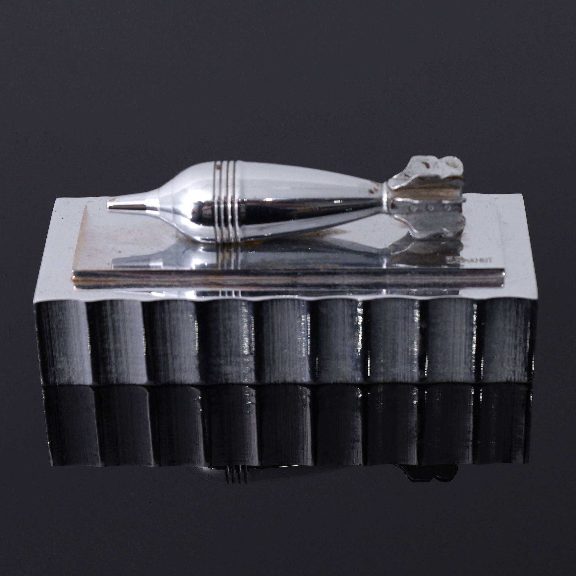 Edgar Brandt | OBUS (Bomb) Paperweight | MutualArt