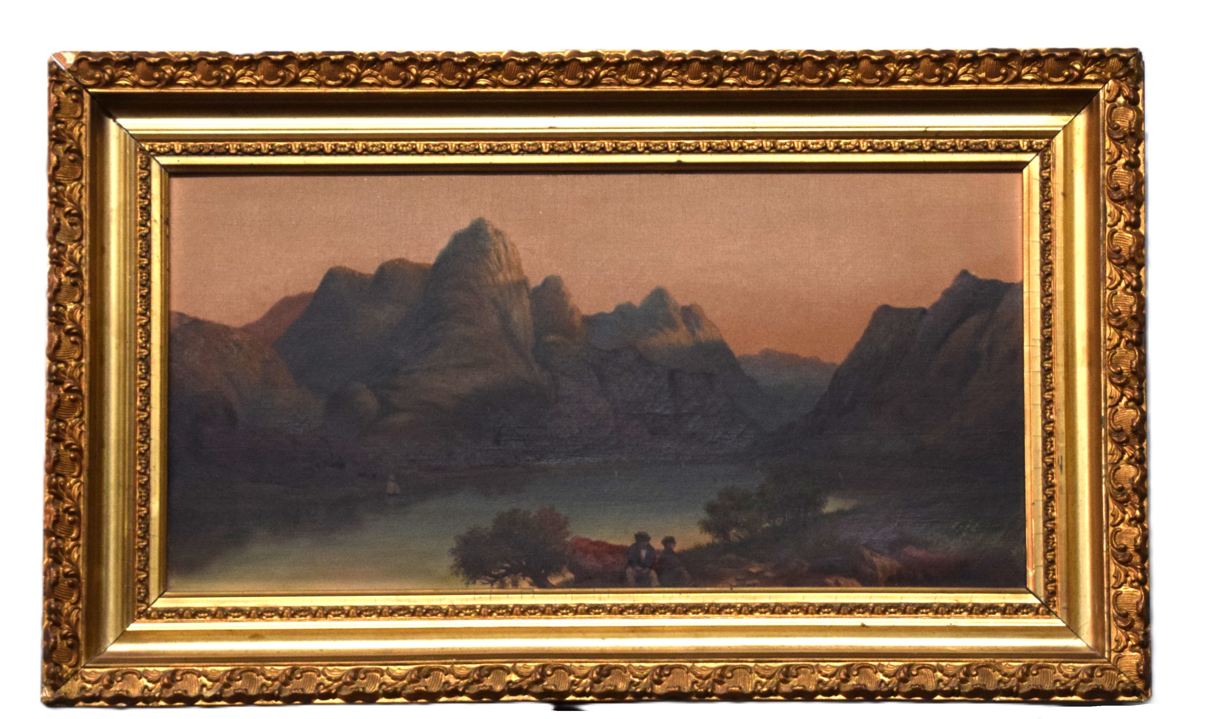 Thomas Moran | Lake Como Landscape Oil painting (19th Century) | MutualArt