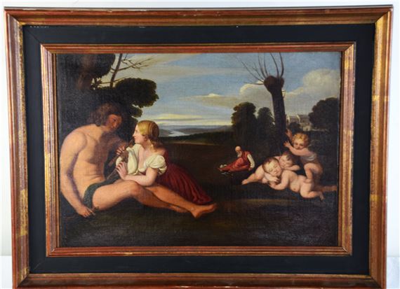 The Three Stages Of Man Old Master Copy by Titian, between 1512 and 1514