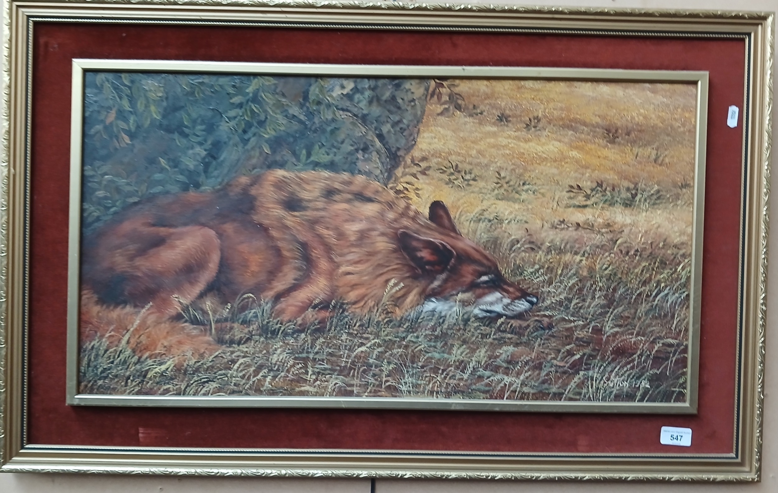 Keith Sutton | sleeping fox | MutualArt