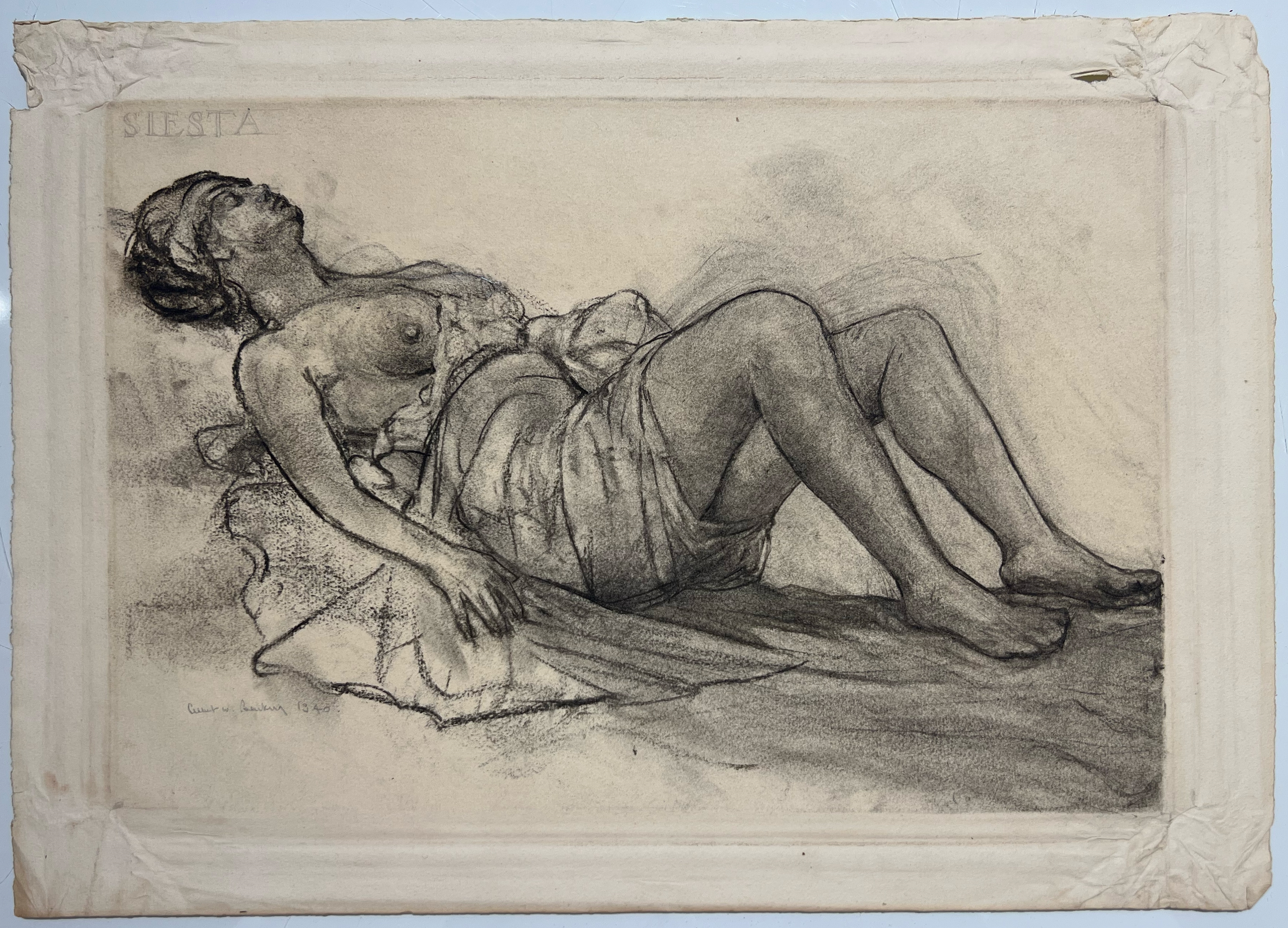 Albert Winslow Barker | Siesta (1940) | MutualArt