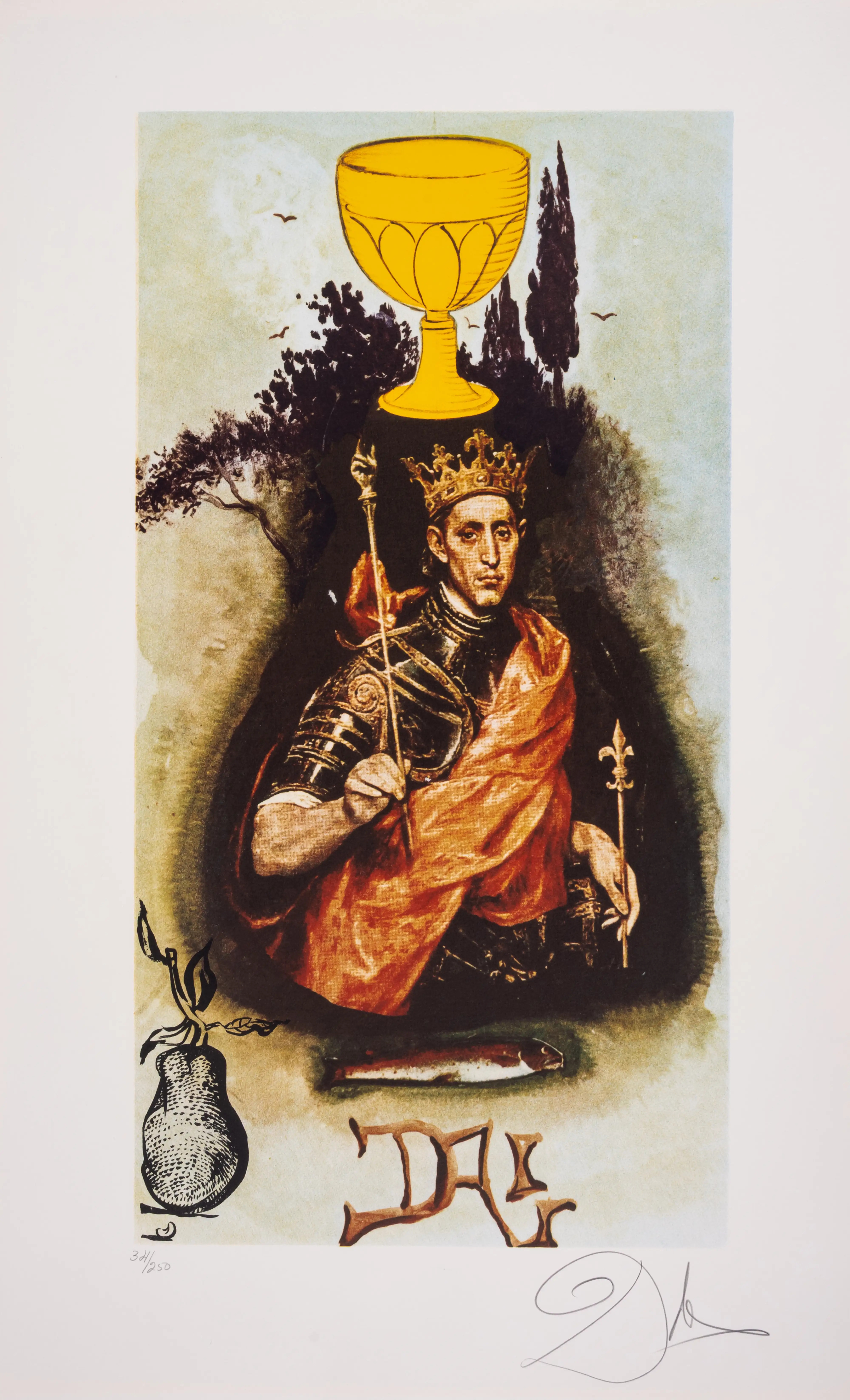Salvador Dalí | King of Cups, from Lyle Stuart Tarot Prints (1978 ...