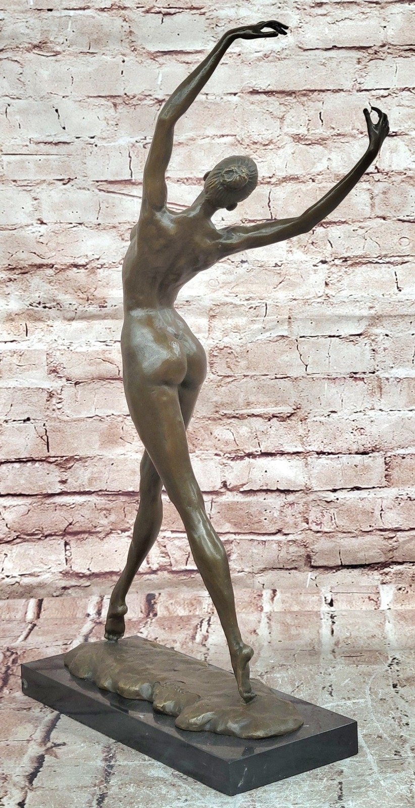 Cesaro | Luxury Abstract Bronze Dancer Statue | MutualArt