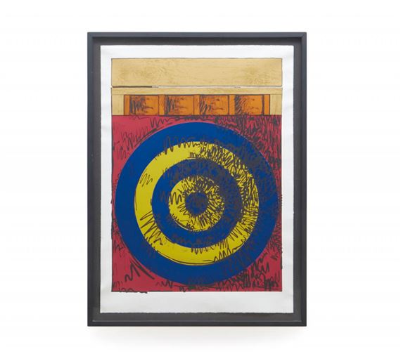 Jasper Johns | Target with Four Faces (ULAE 55 (1968) | MutualArt